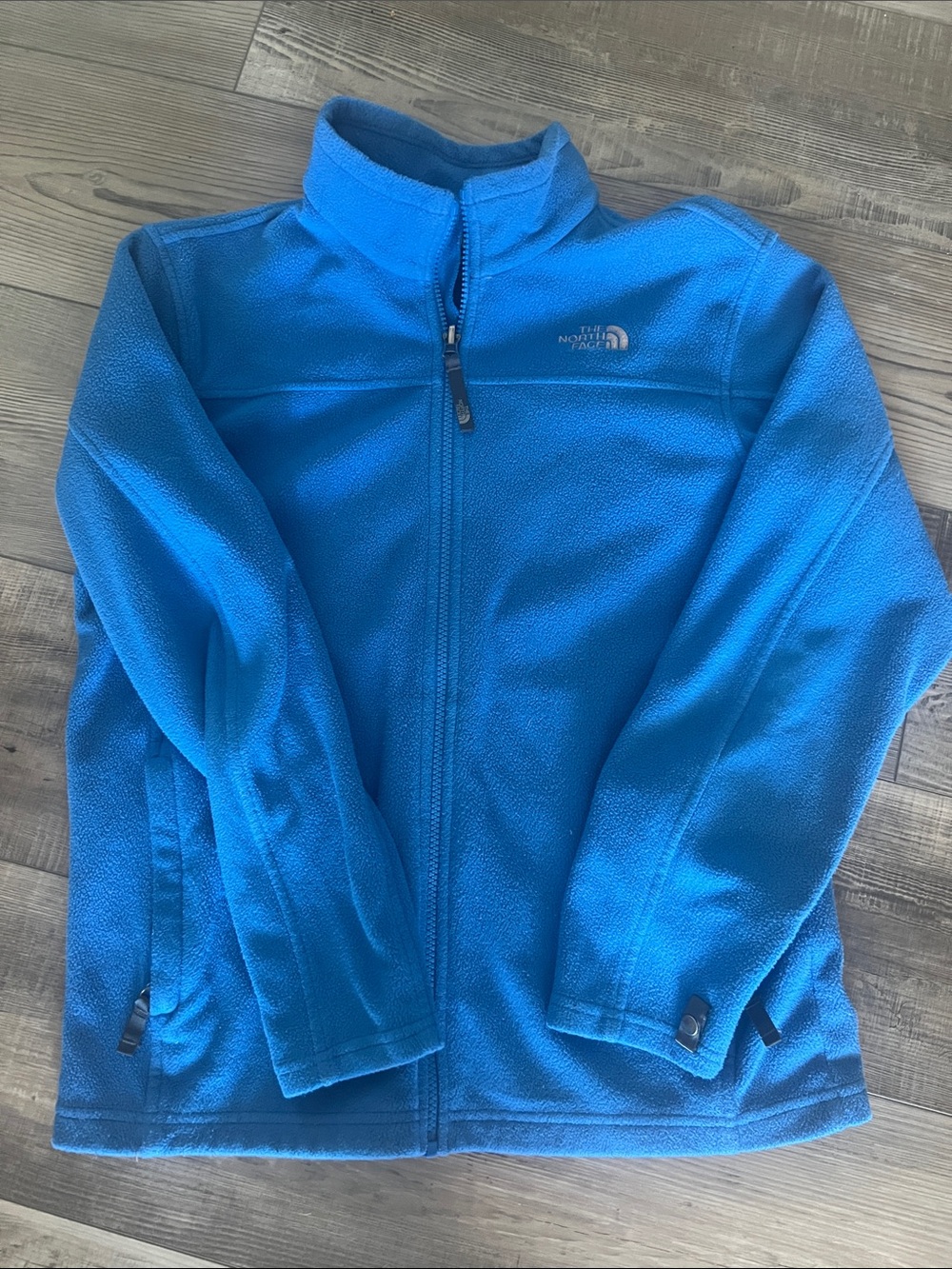 The North Face Kids Bright Blue Full-Zip Fleece Jacket